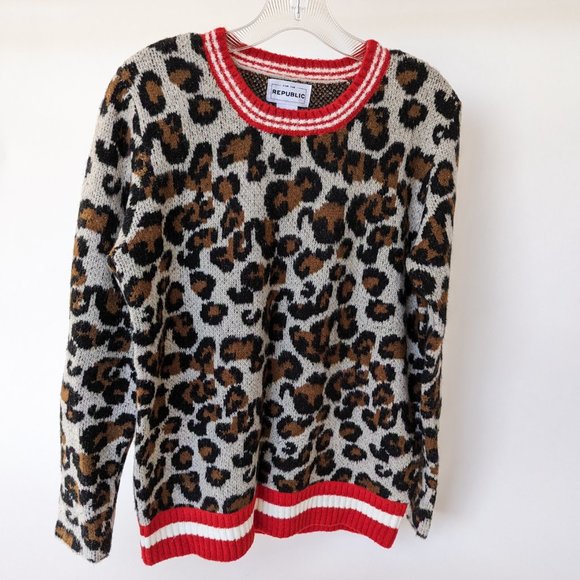 Animal Print Sweater by Republic M - Picture 2 of 2